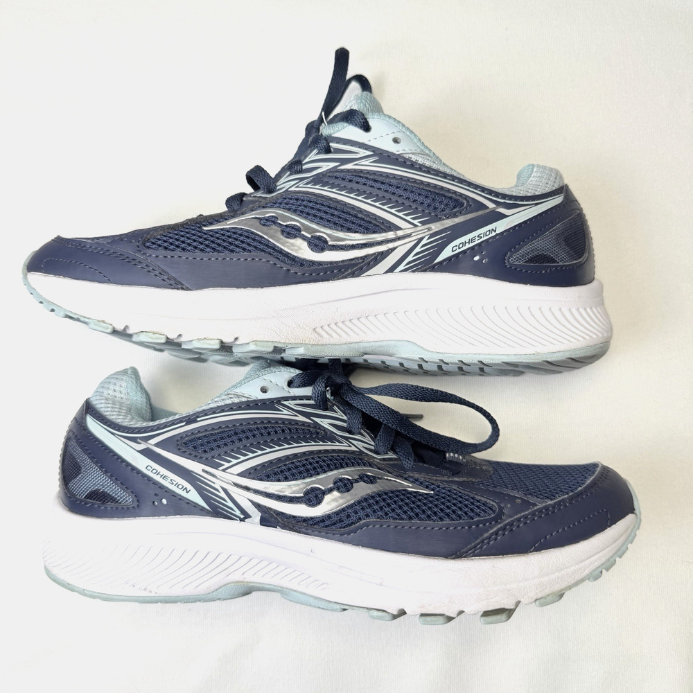 Saucony Women's Cohesion 14 Road Running Shoes Blue Size 8 S10628-3